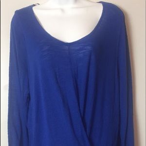NWOT a.n.a Twist Front Long Sleeve Tunic
